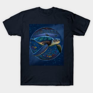 Sea Turtle Art T-Shirt